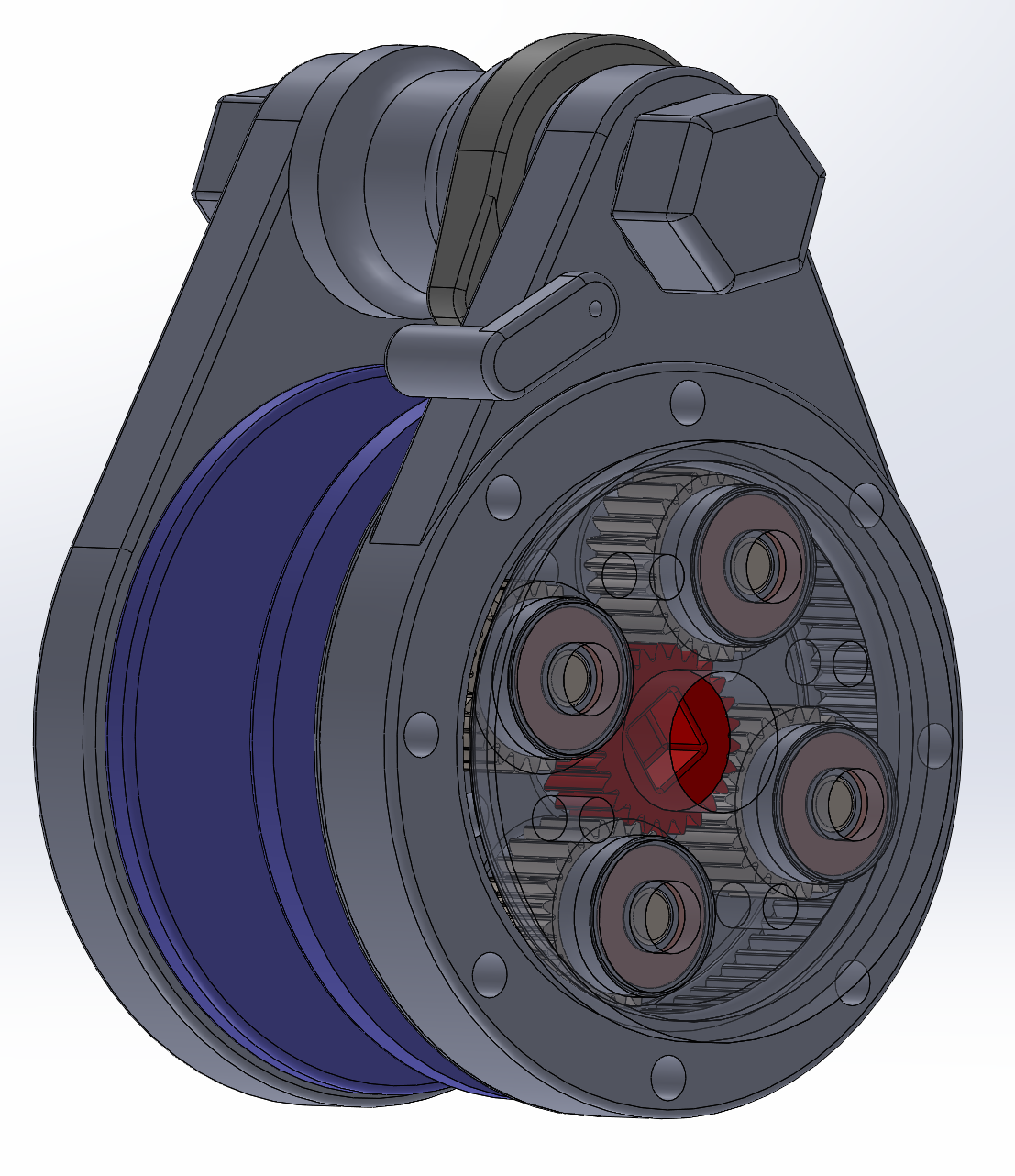Bad Idea for a Winch (for 1" Webbing)