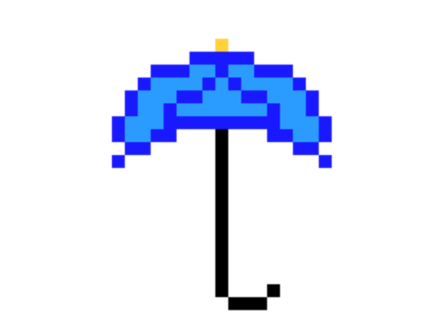 Зонт в МАЙНКРАФТЕ постройка. Пиксельный зонтик. Зонтик по пикселям. Зонт пиксель арт. Зонтик майнкрафт