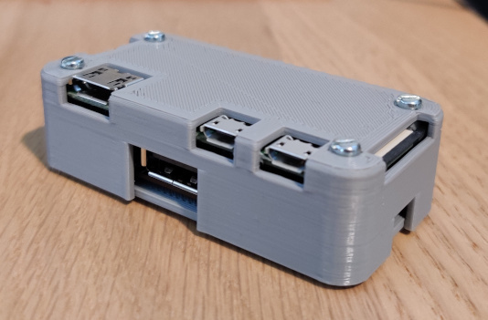 MakerSpot USB Hub HAT Raspberry Pi Zero 2 W Case Mod