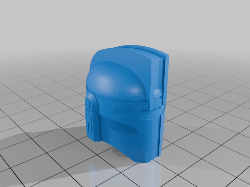 Basic Mando Helmet (Simple Crest)