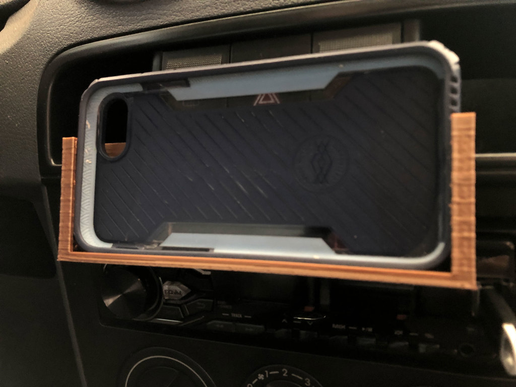 Iphone 8 (with case) Car CD Player Holder