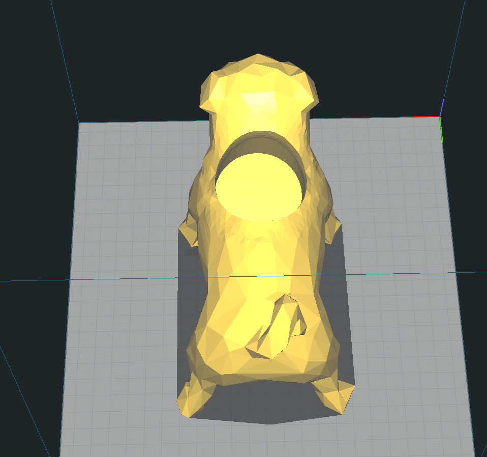 Low Poly Pug Pot / Pen Holder