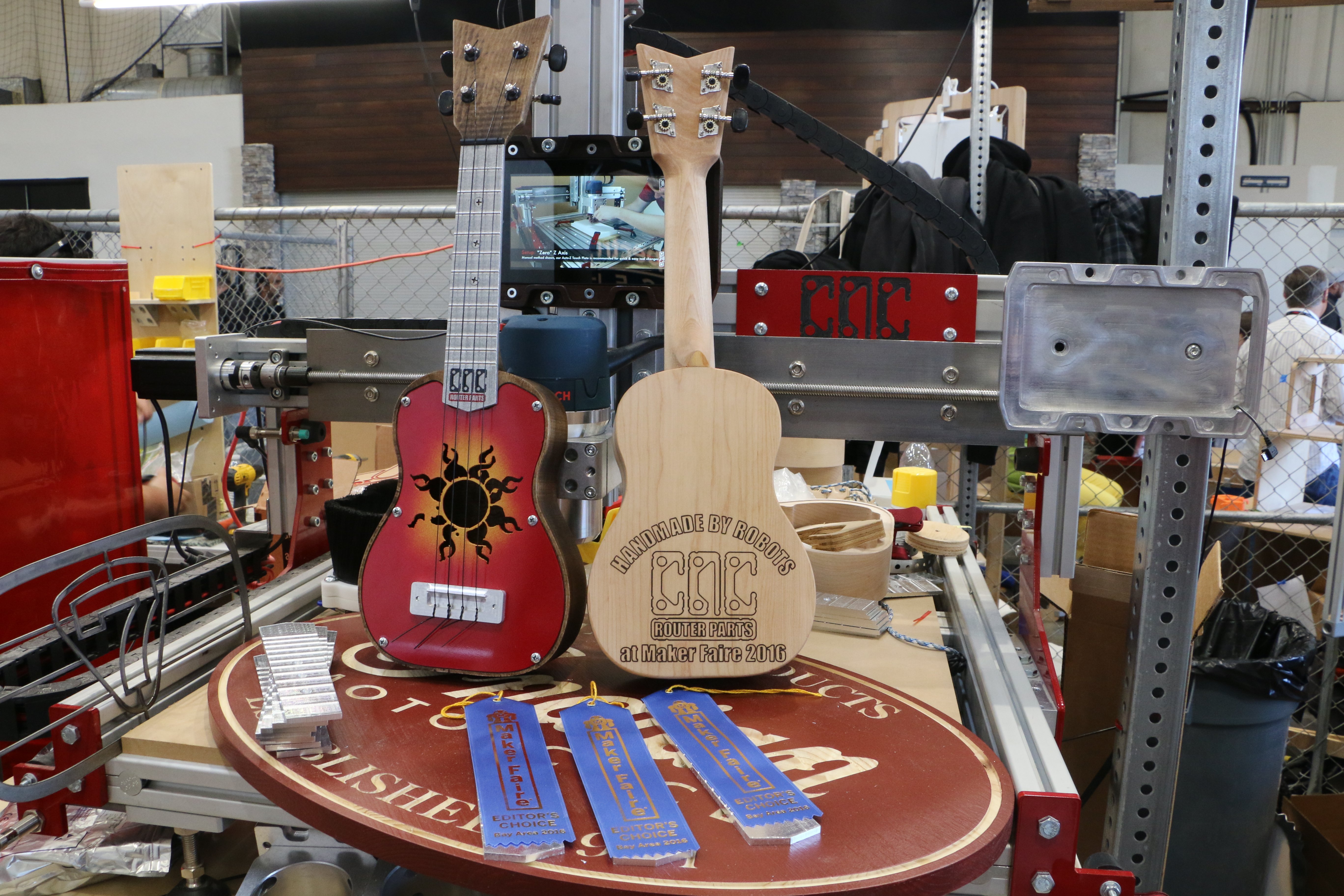 3D Solid Body Ukulele (Made Live @ Maker Faire Bay Area 2016)