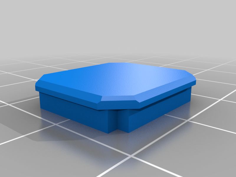 Cherry MX key switch hole cover (customizable)