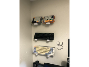 Keyboard Wall Hanger 3D model