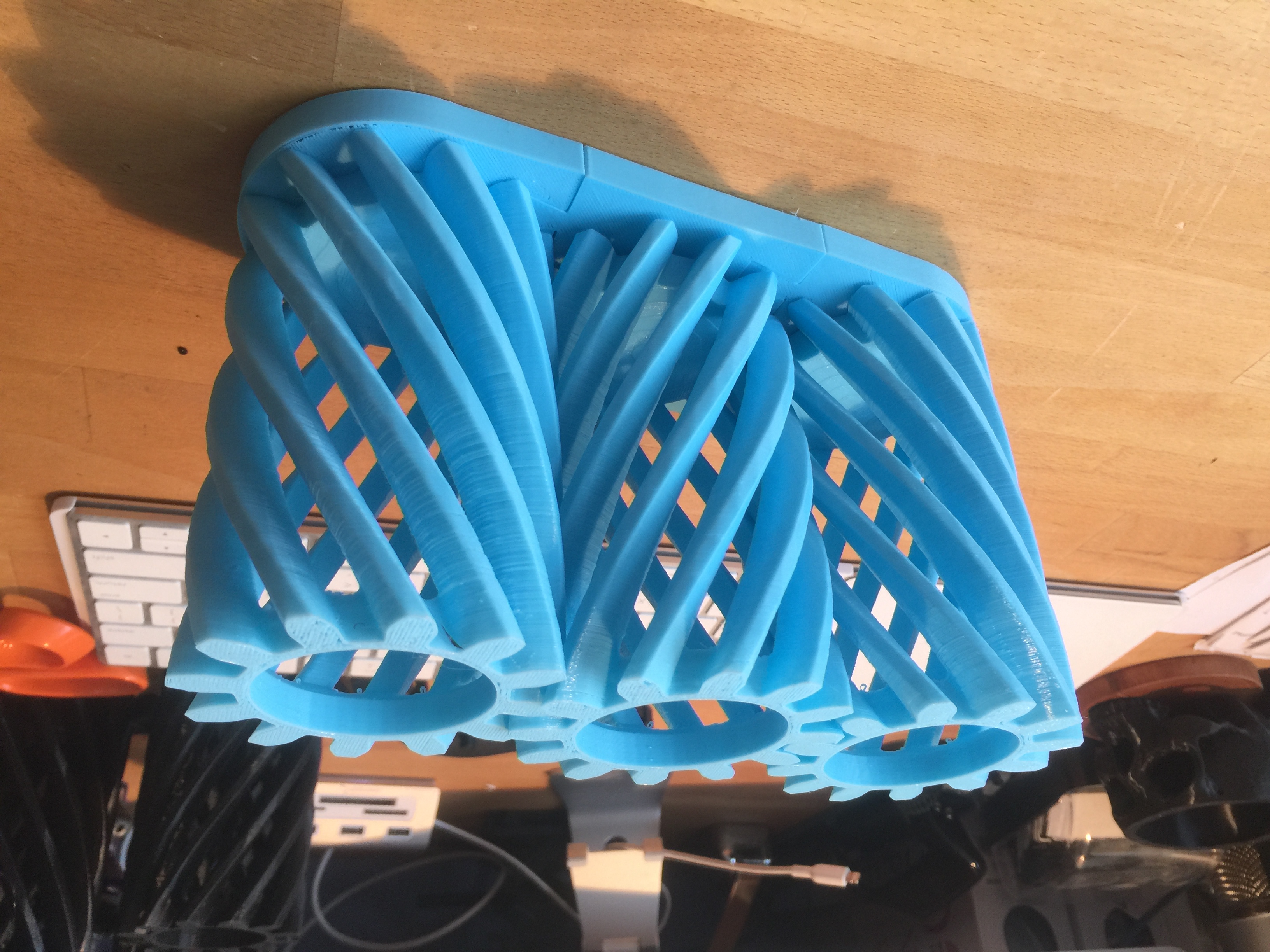 Helical Cage Gear Cup Base Remix