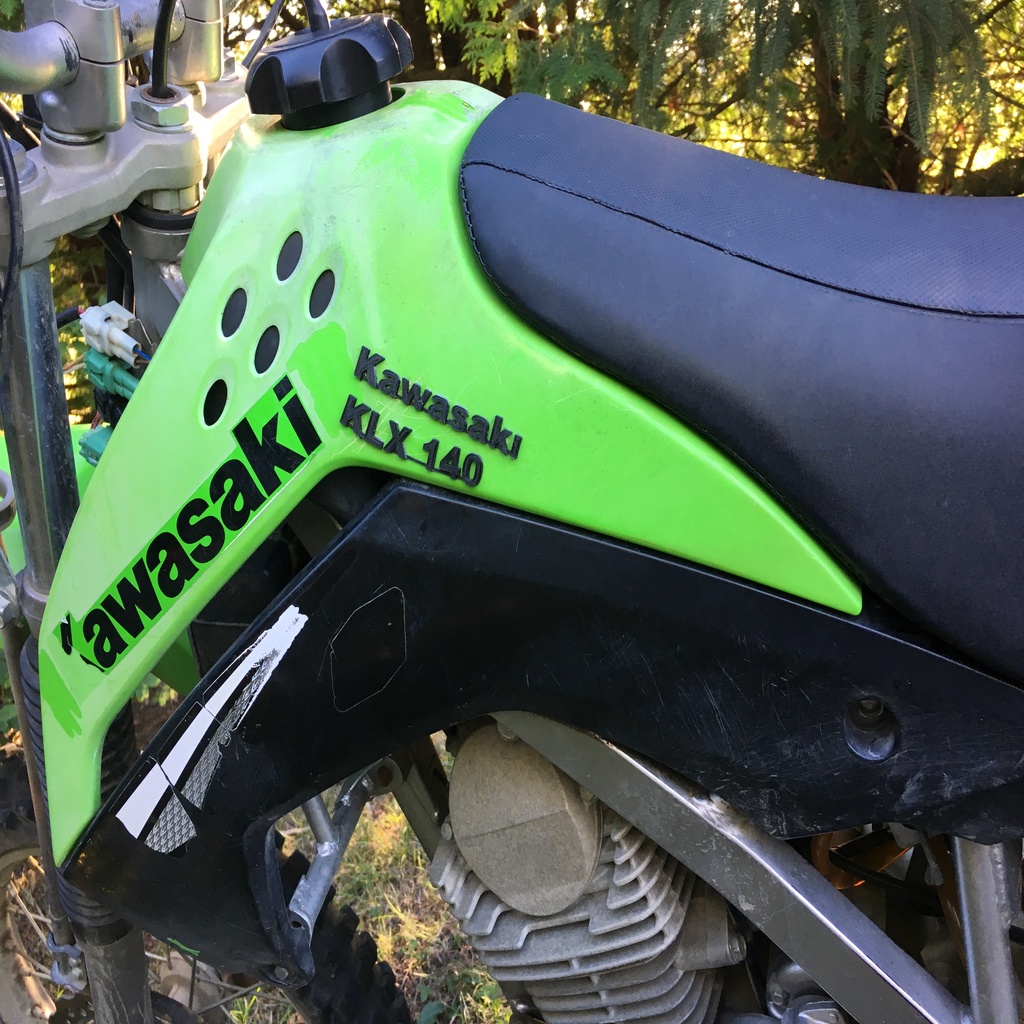 Kawasaki Labels for KLX 140 Dirt bike 