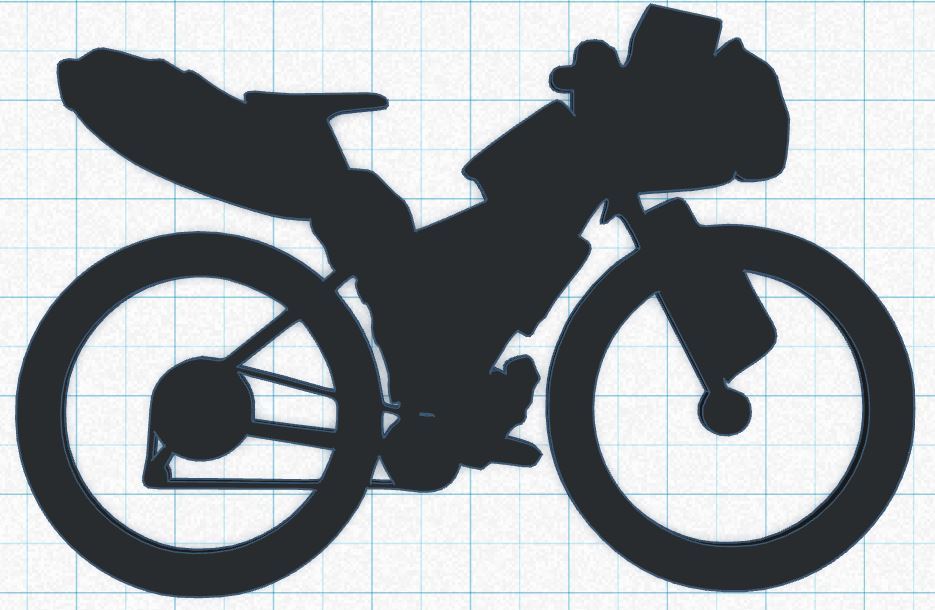 Bikepacking Vector Art
