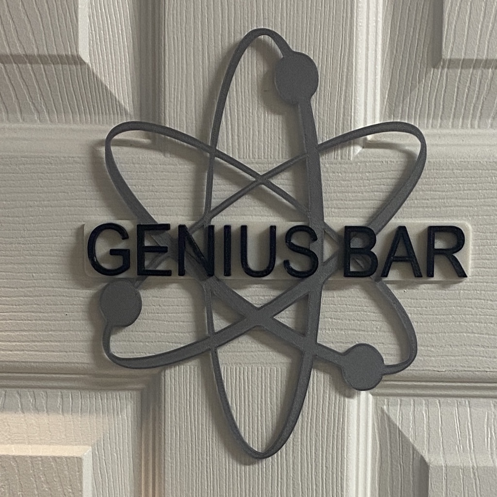 Apple Genius Bar sign
