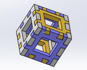 Dovetail Cube for the printer testing