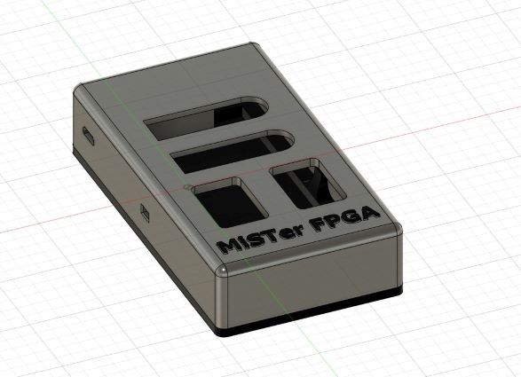 Daemonbite 4 Port SNES NES Case (Mister FPGA)