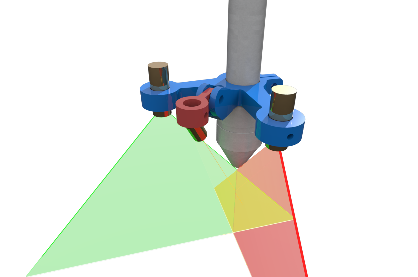 Cross Line Laser Alignment Mount for CO2 Chinese Laser CNC Machine