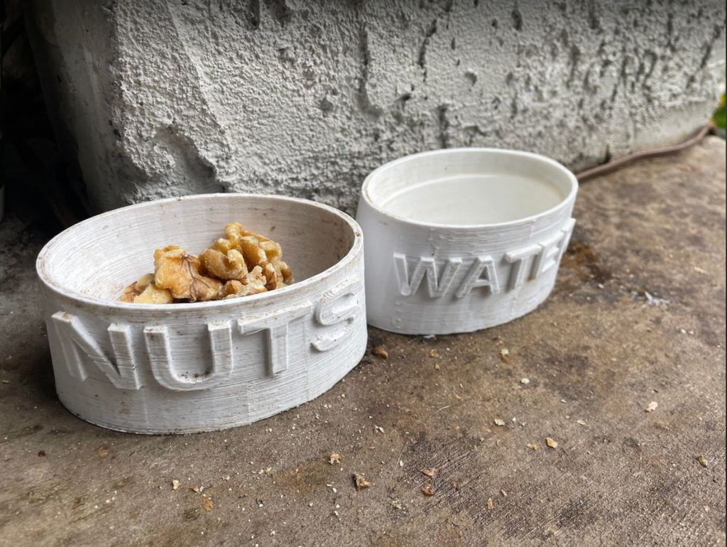 Squirrel Feeder bowls