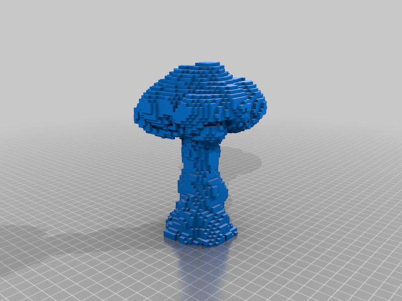 Minecraft Mushroom Cloud Made with AI