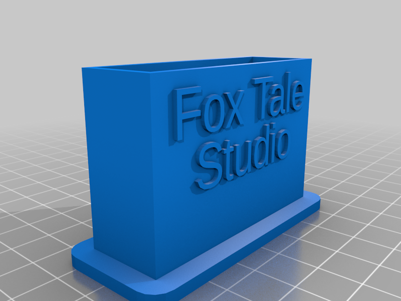 Fox Tale Simple Business card holder