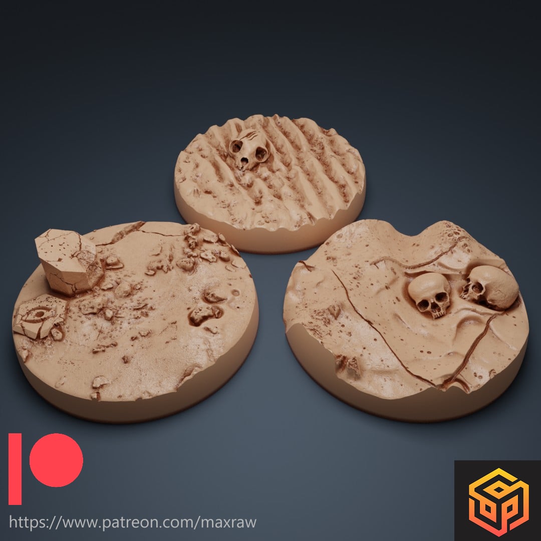 Round bases Set F - free sample !