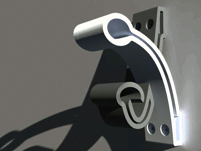 Wall coat rack / perchero de pared