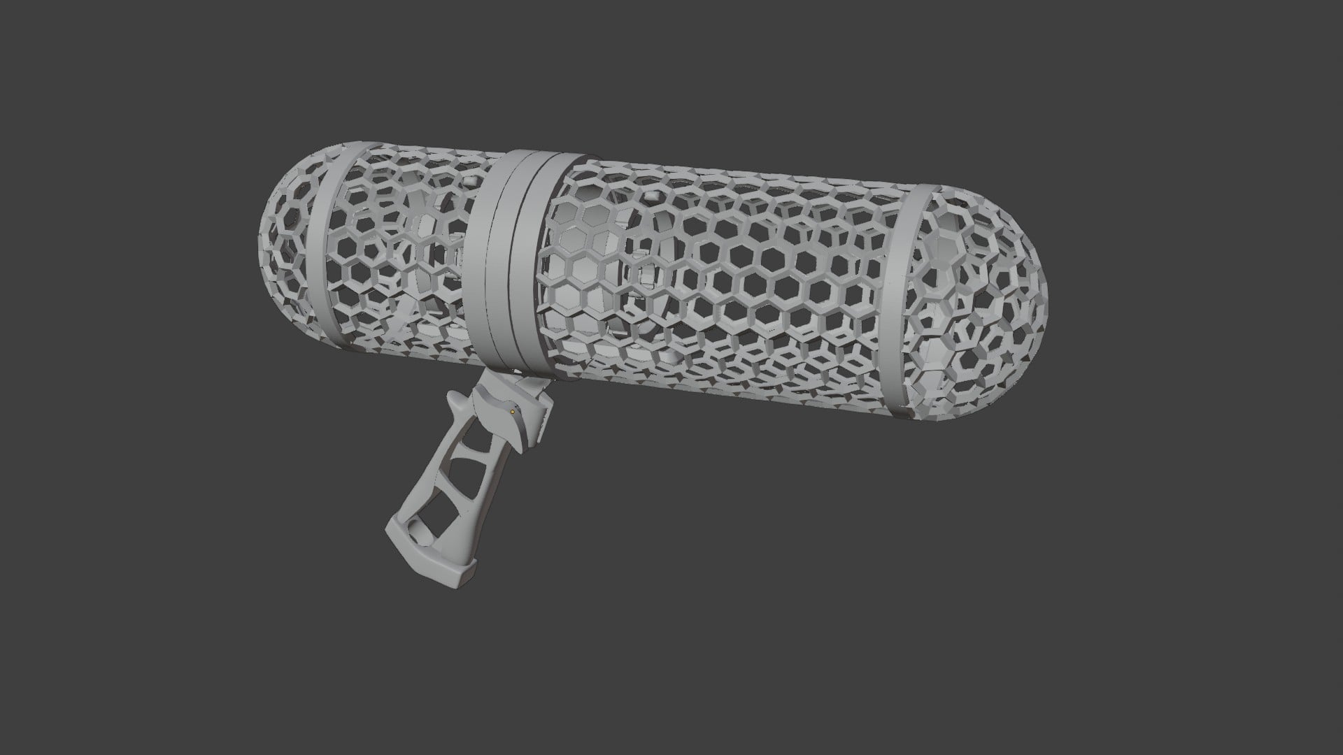 Microphone Blimp and Shock Mount Wind Protection System