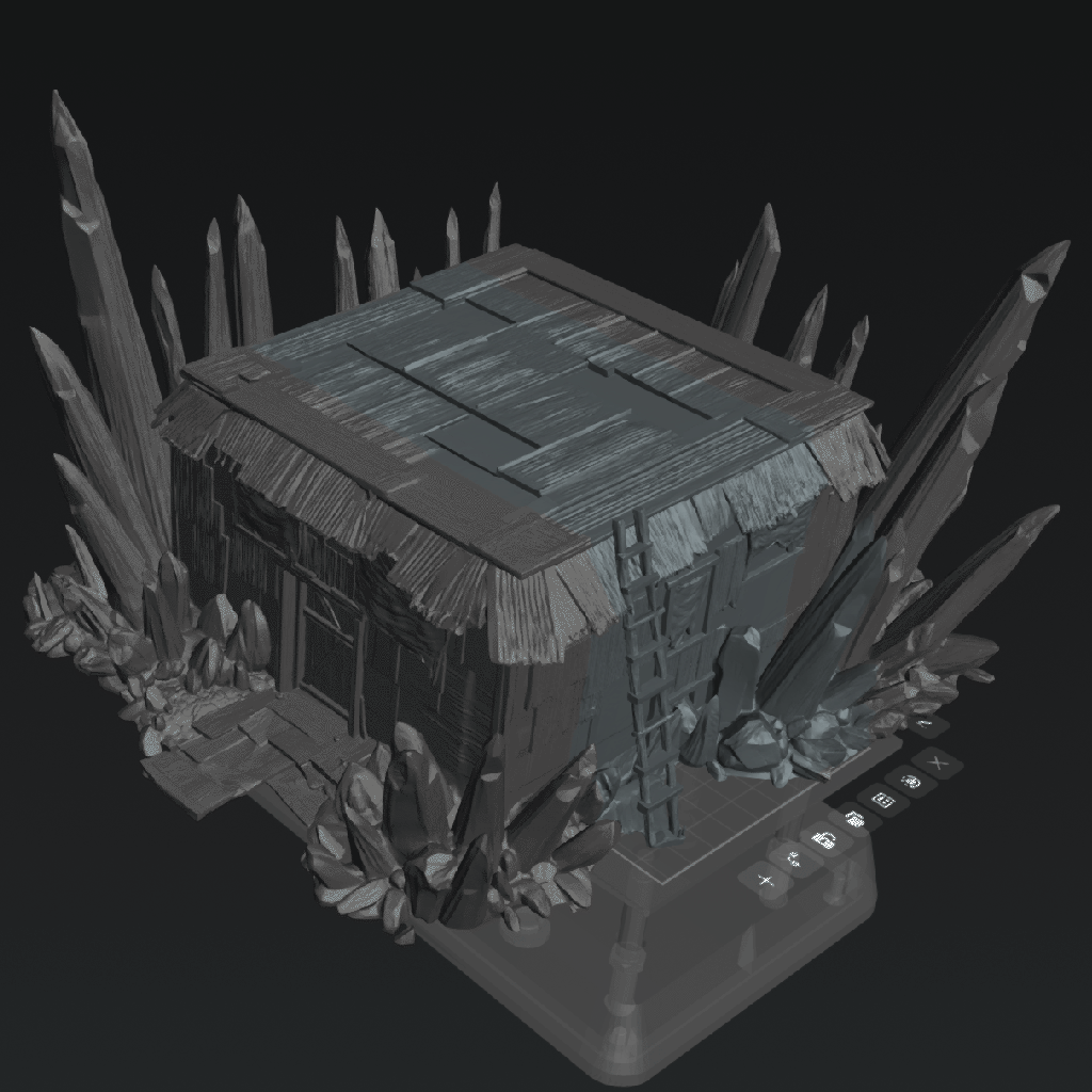 Shard Shack Terrain - The Eightpints The Chamuscado Glass Wastes