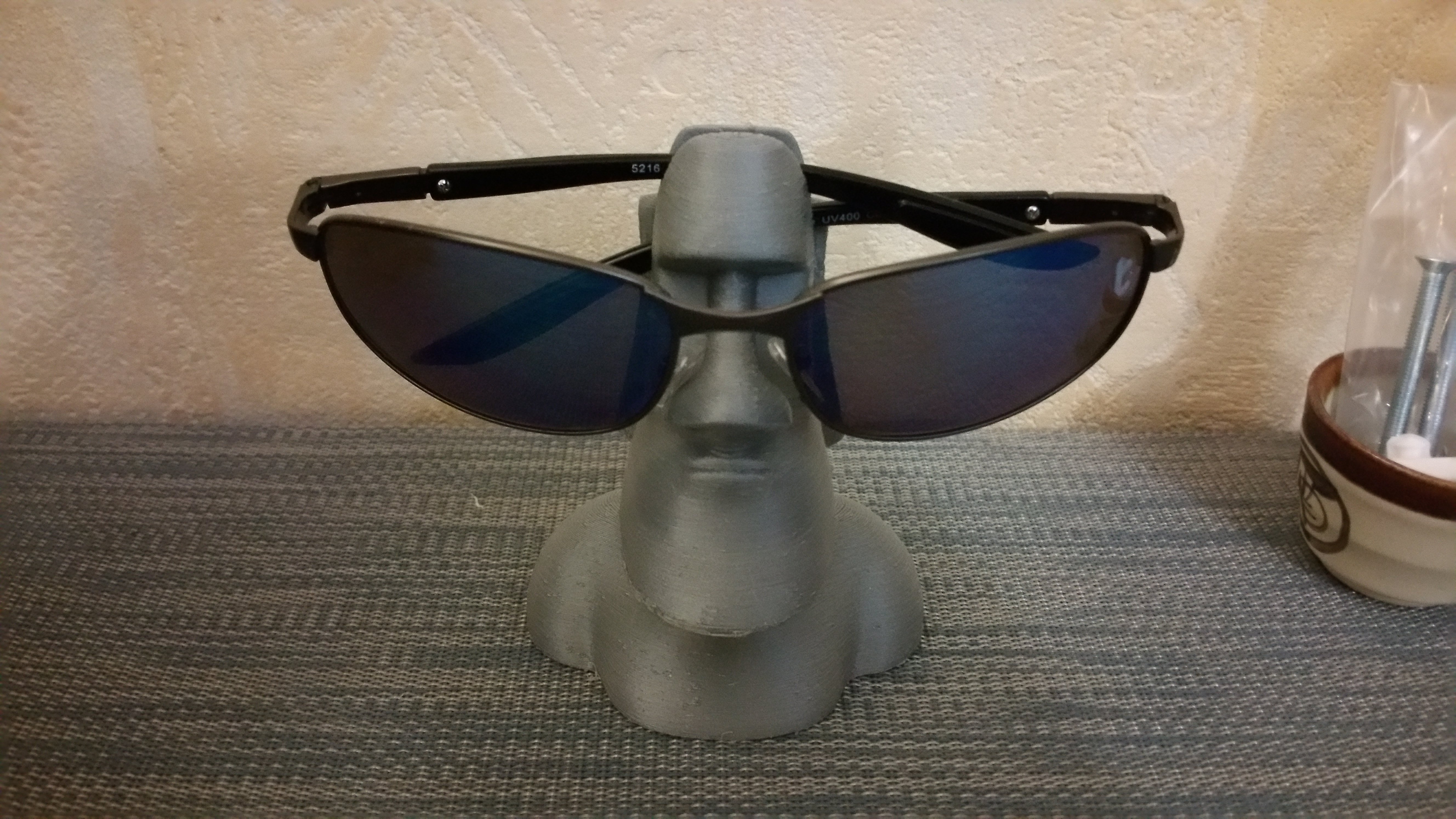 glasses holder Moaï / support lunette Moaï
