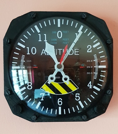 Orologio Altimetro con Vetro bombato