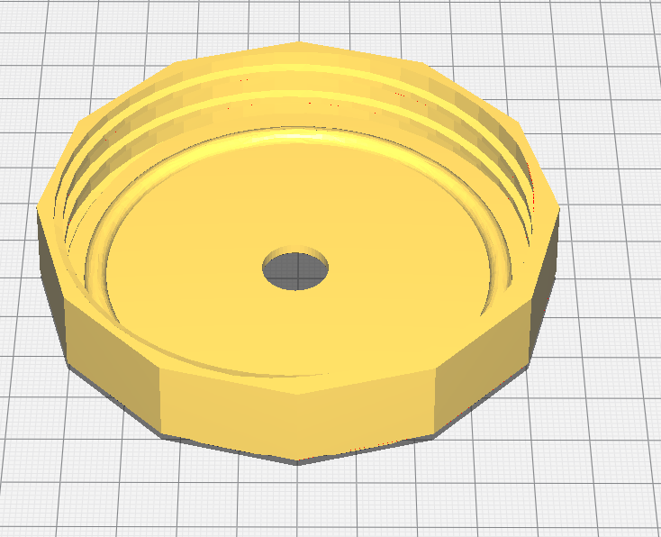 Wide mouth mason jar lid with straw hole