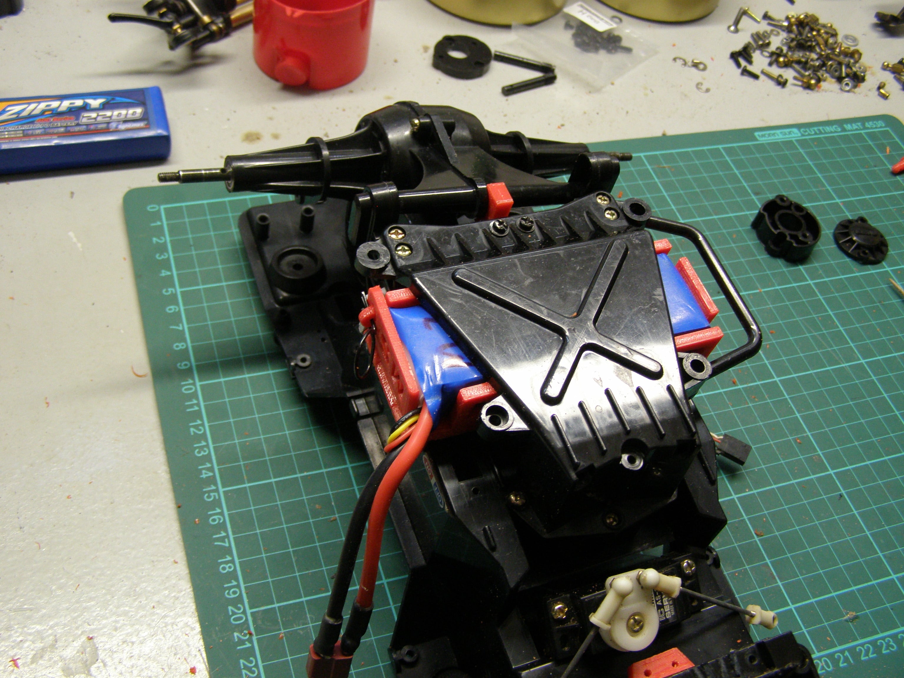 Tamiya Pumpkin LiPo battery adapter box
