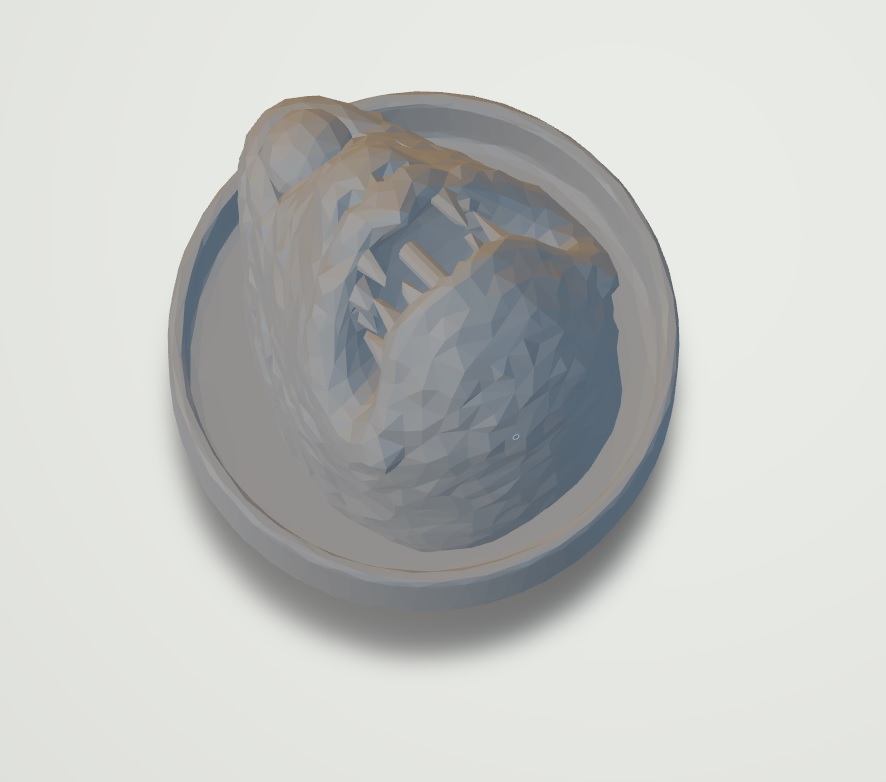 Jabba The Hutt - Throne Rail Gargoyle - Low Poly