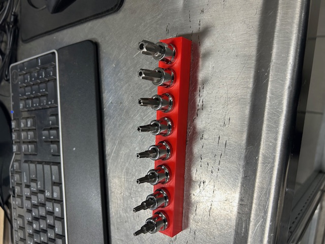 3/8 in. Drive Tamper Proof Torx Bit Socket Set (8-Piece) Holder