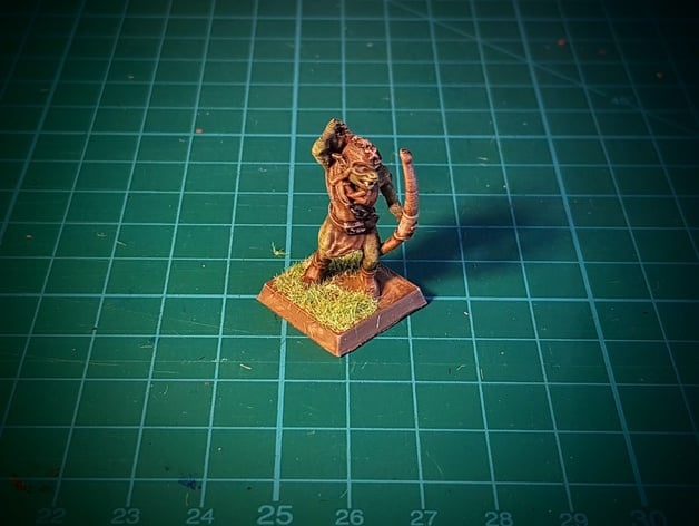 Image of Goblin archer 2 28mm (No supports)