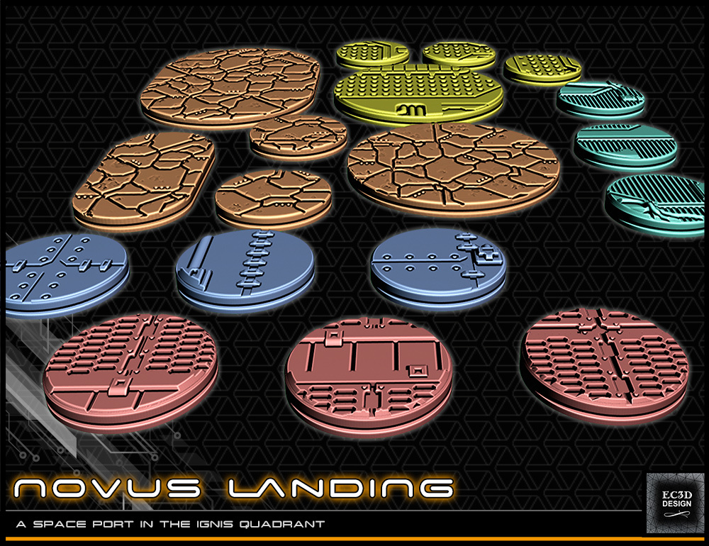 Novus Landing - Scifi Mini Bases