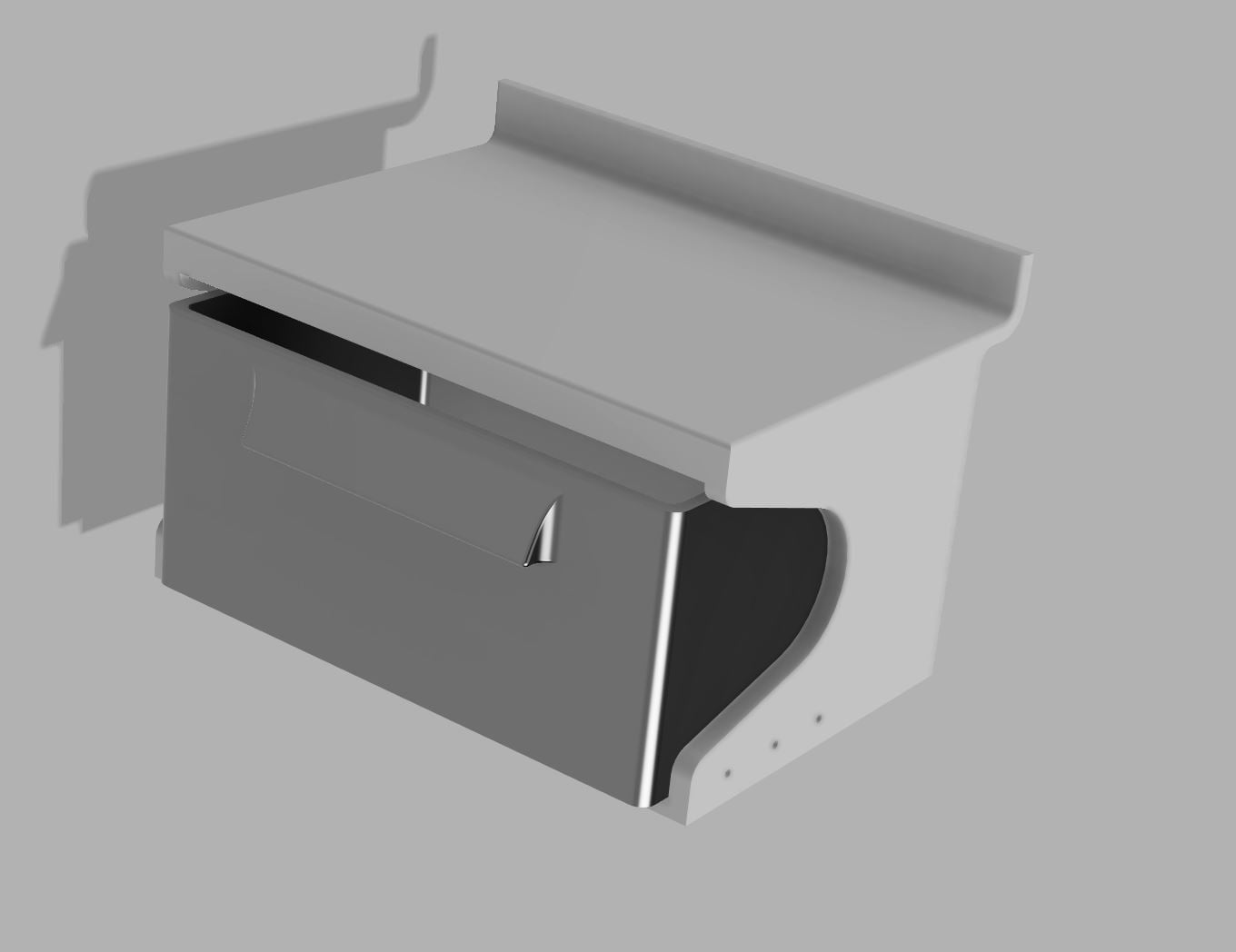 Slatwall Storage Bin Drawer