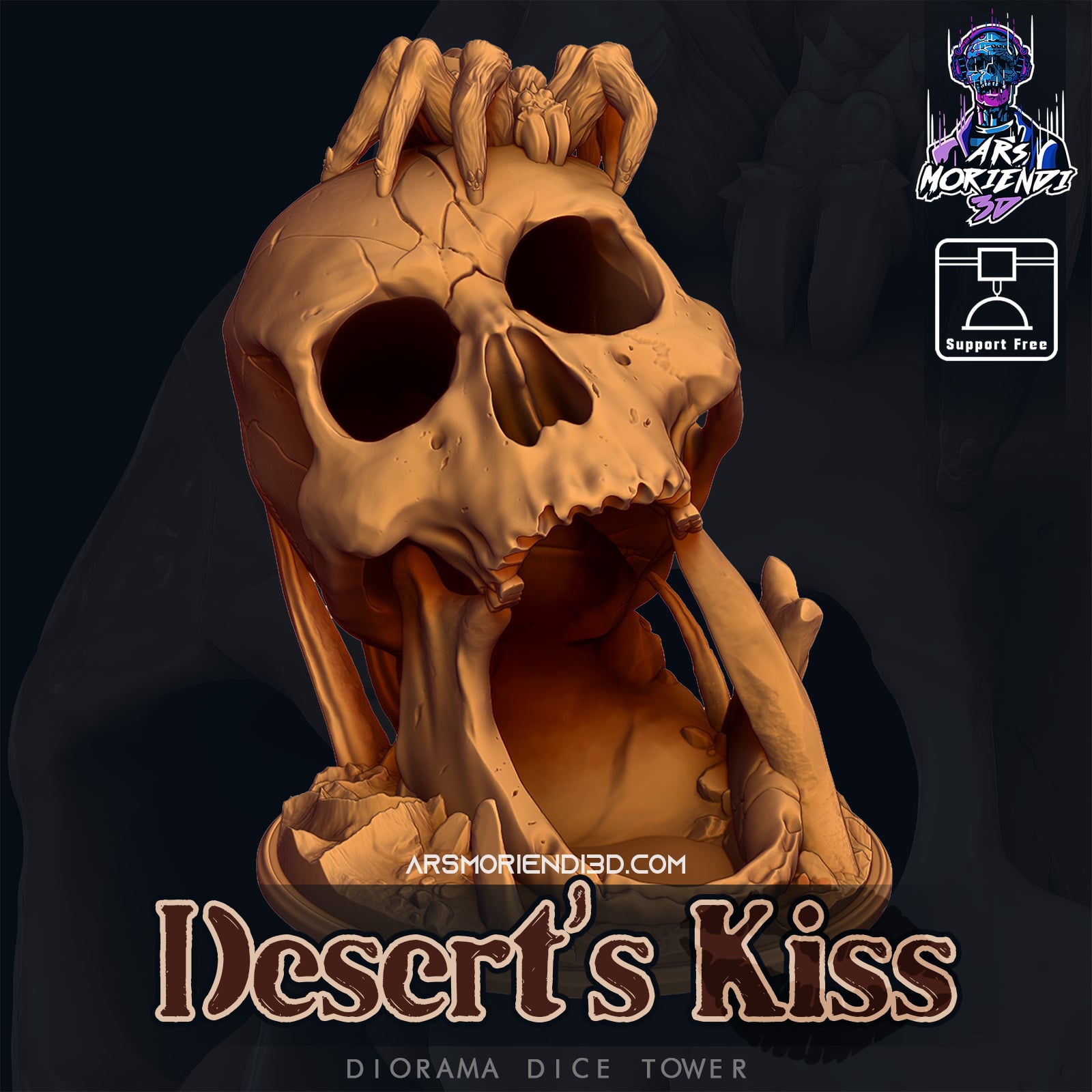 Desert's Kiss - Diorama Dice Tower