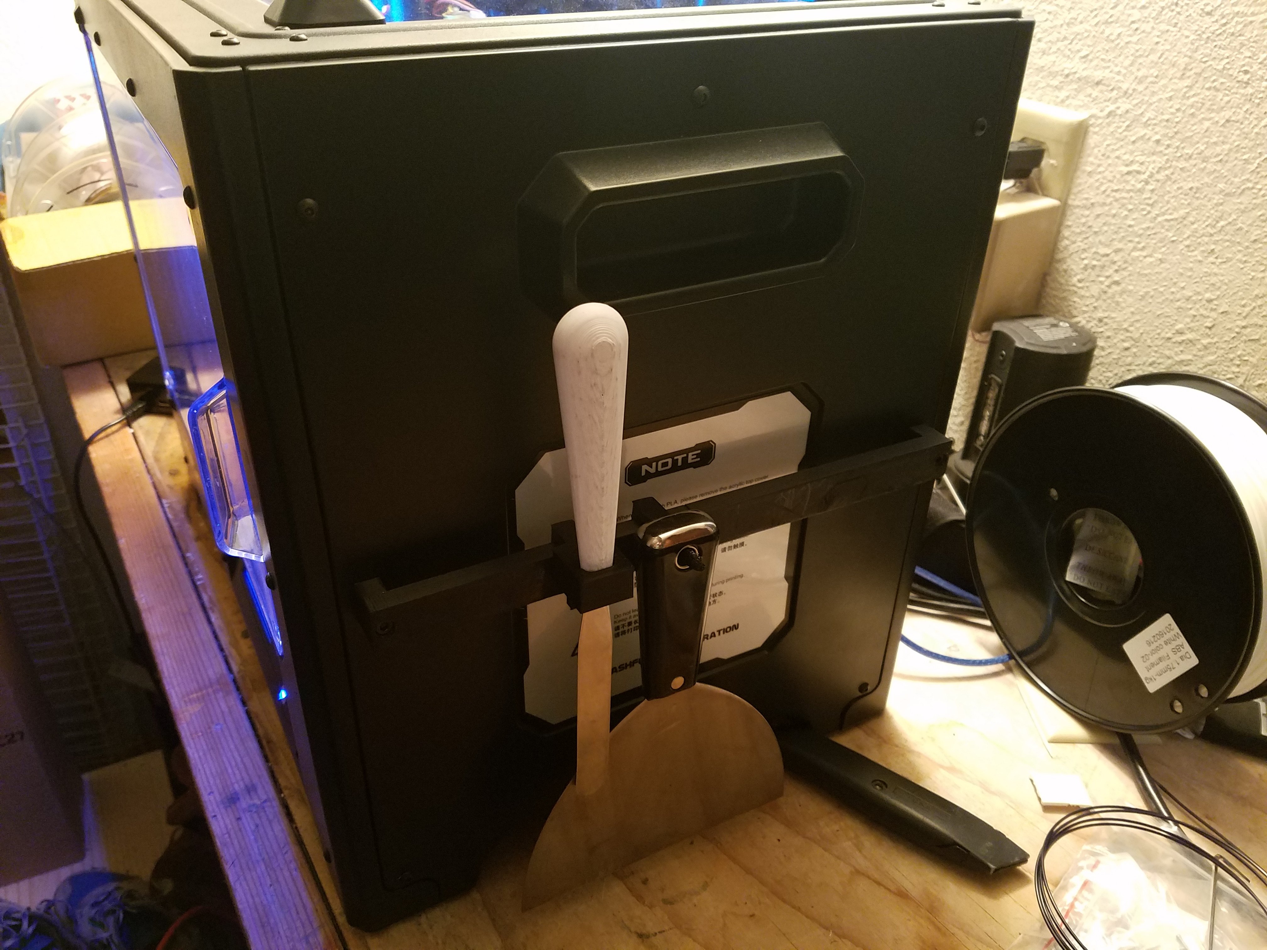 FlashForge Creator Pro 2016 Tool Hanging System (Qidi too)