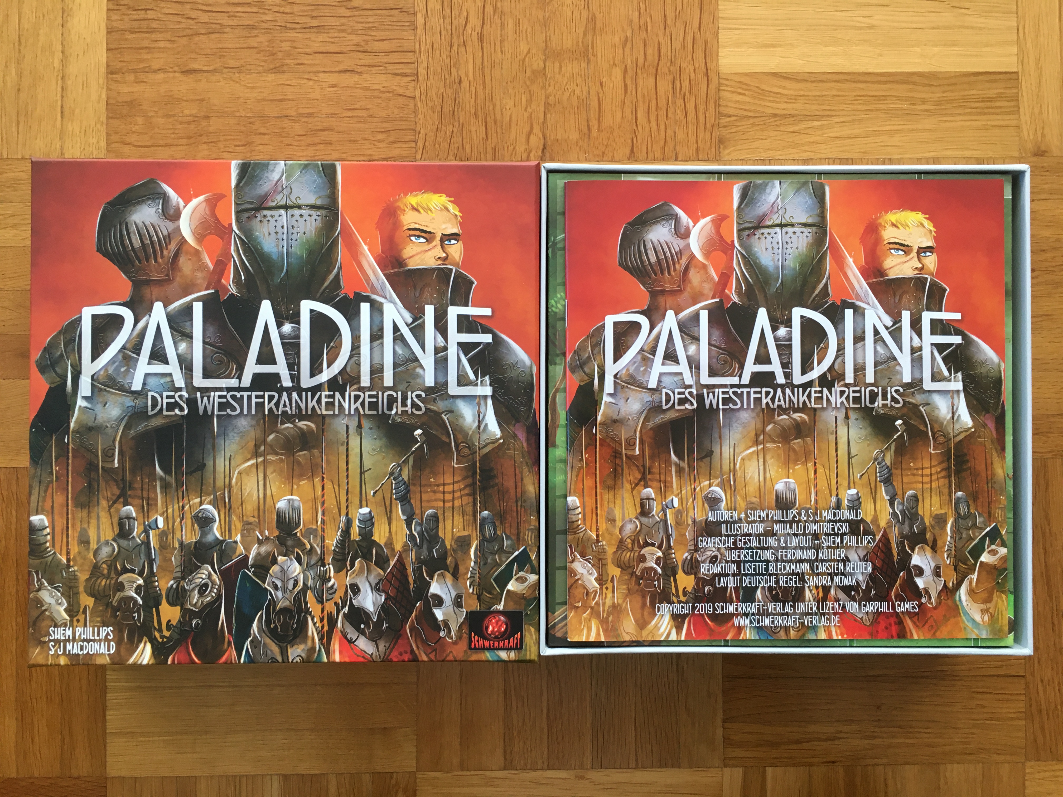 Paladins Of The West Kingdom Inlay/Organizer