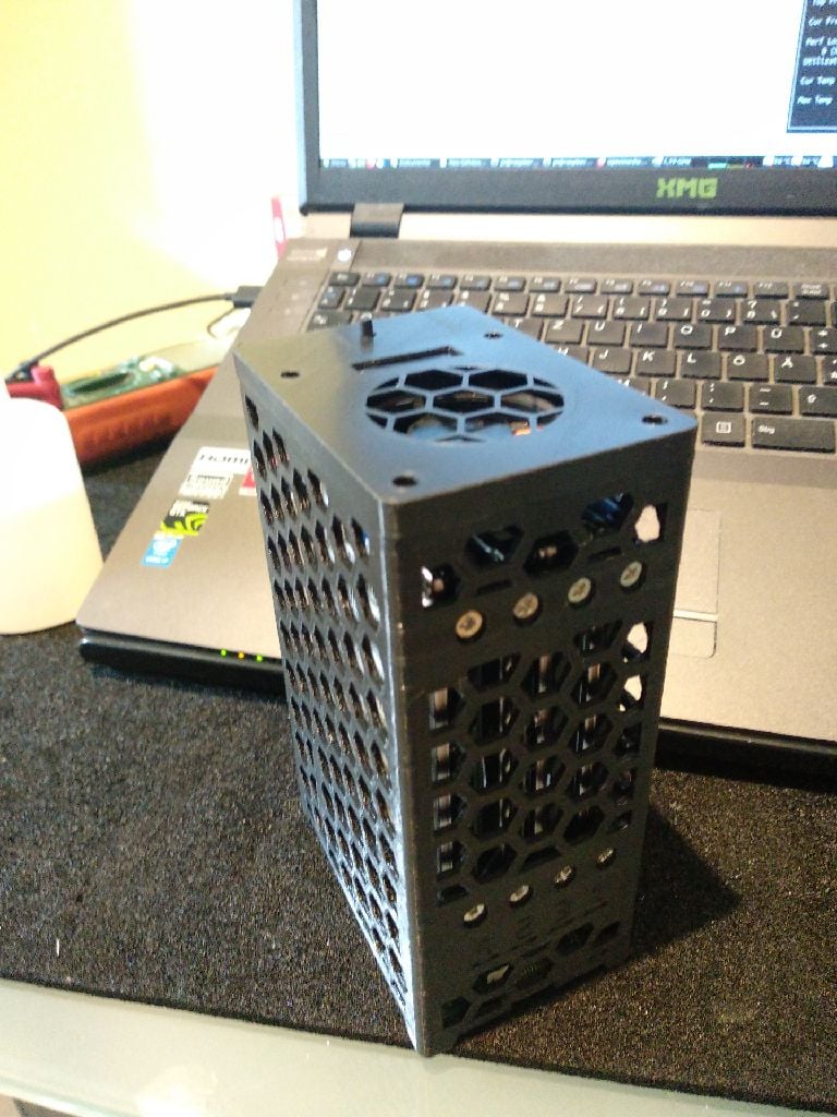 Raspberry Pi NAS quad SATA RockPi quiet n cooler