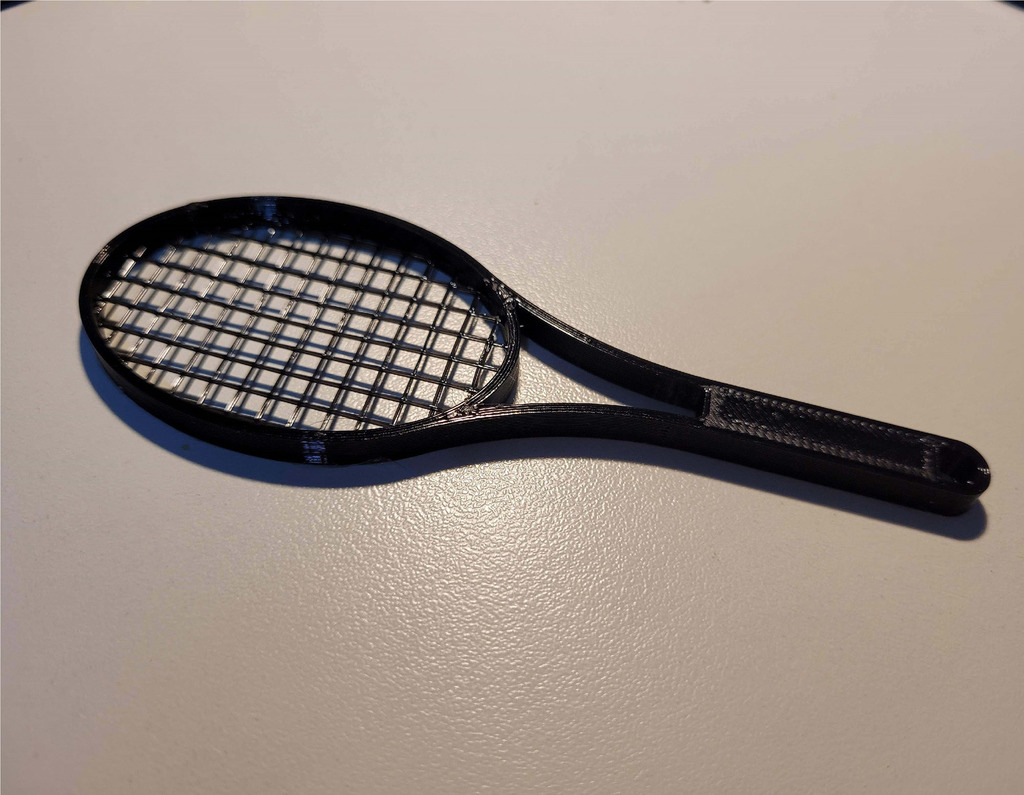 tennis racket keychain