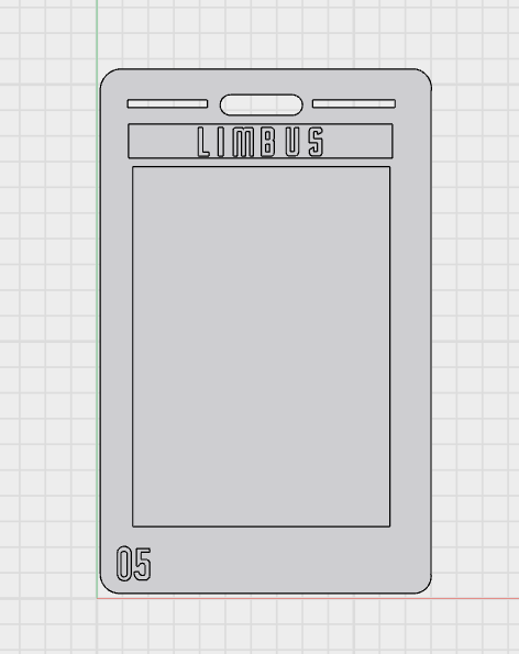 Limbus Company ID Card (USE THICC ONE)