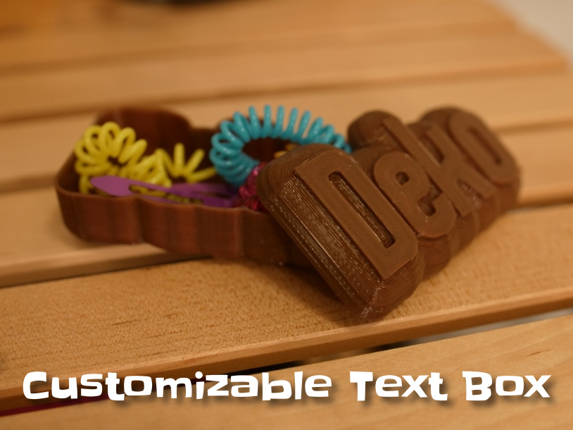 Customizable text box II
