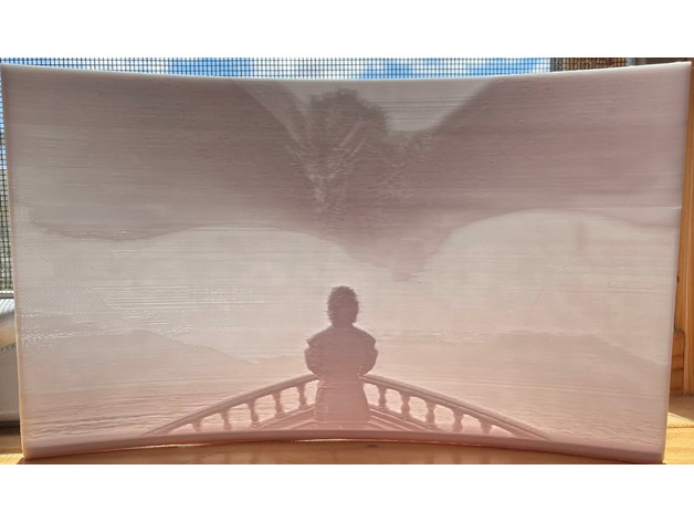 Game Of Thrones Tyrion And Drogon Lithophane