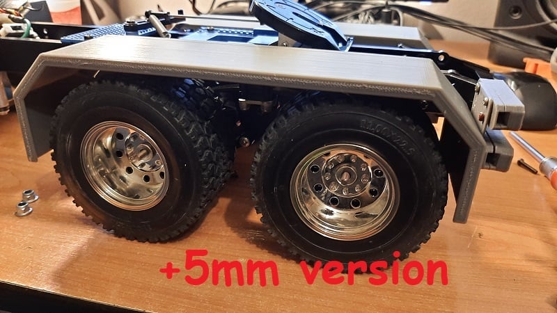2 axle fenders for Tamiya RC truck