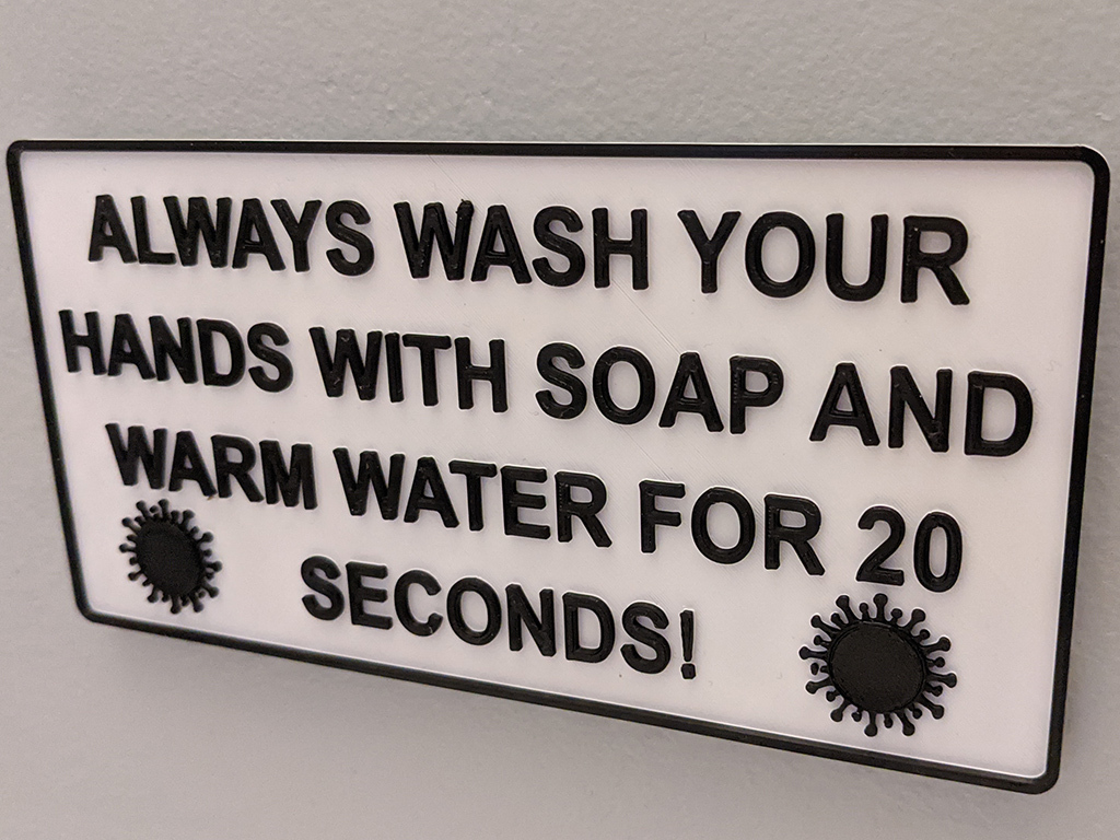 Wash Your Hands Covid Sign