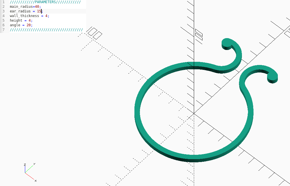Customizable Cable Clip