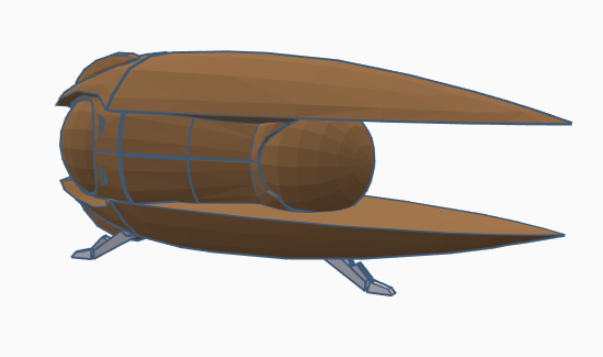 Dooku's Solar Sailer (star wars legion scale)
