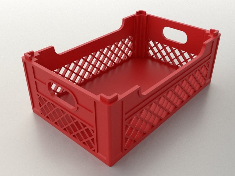 Stackable Crate - remix with smaller handle