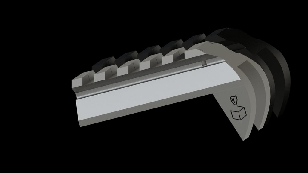 MK23 rail and hammer cover