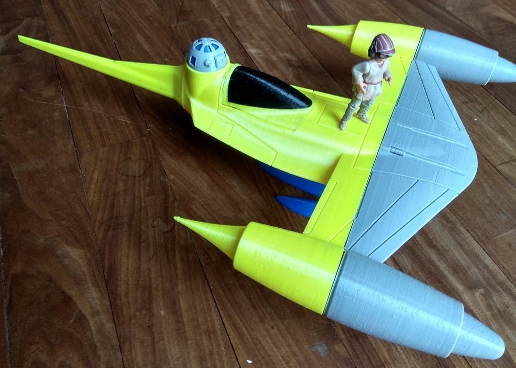 Naboo Fighter N1 3,75" Action Figure Scale