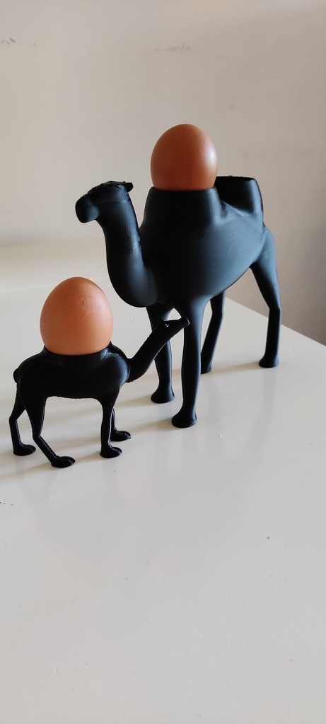 Camel and calf egg cups