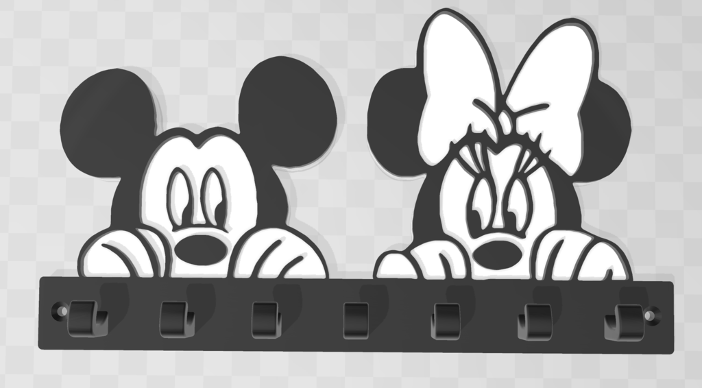 Mickey & Minnie Keys Holder