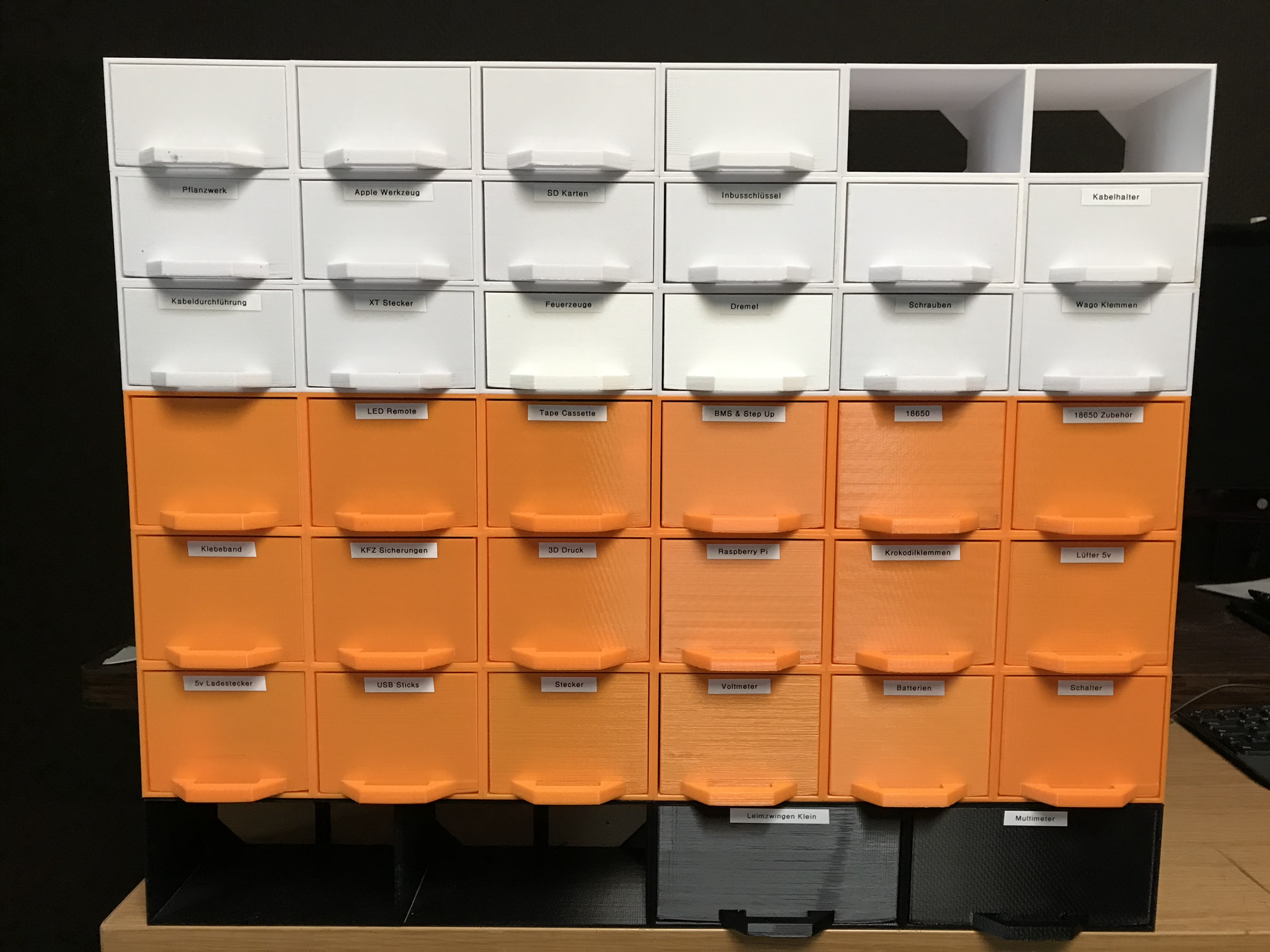 Multi Box Storage System Rack